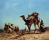 Georges Washington Canvas Paintings - A Caravane